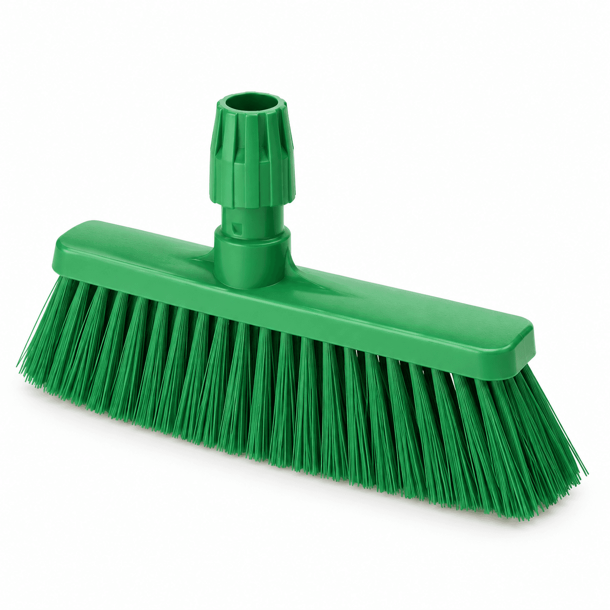 ESCOBA APTA BAJO CERDA MEDIA · Verde