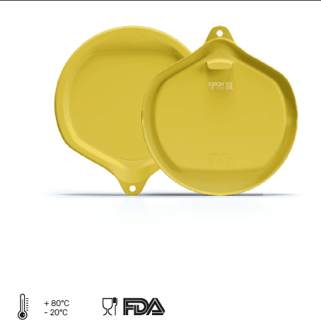 TAPA APTA CUBO 12 LITROS · Amarillo