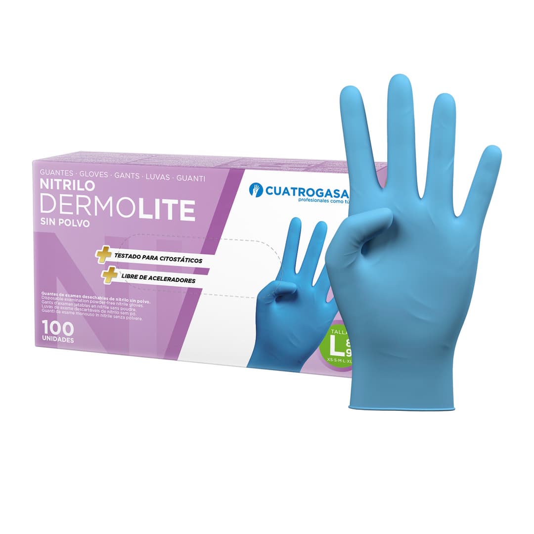 GUANTE NITRILO DERMOLITE