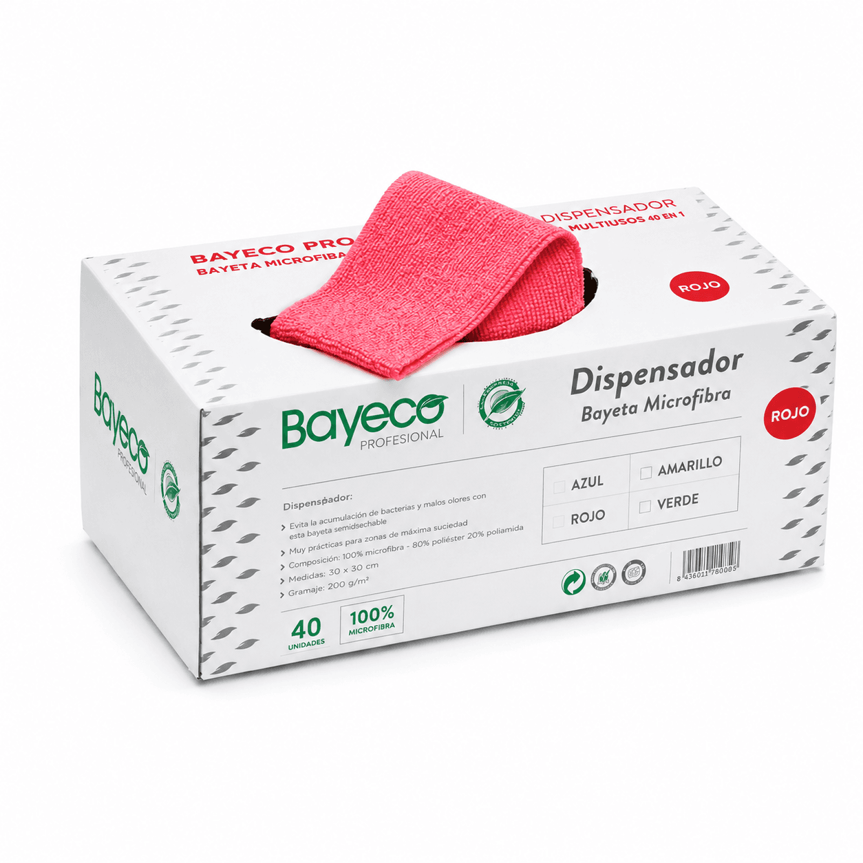 BAYETAS CAJA · Rojo