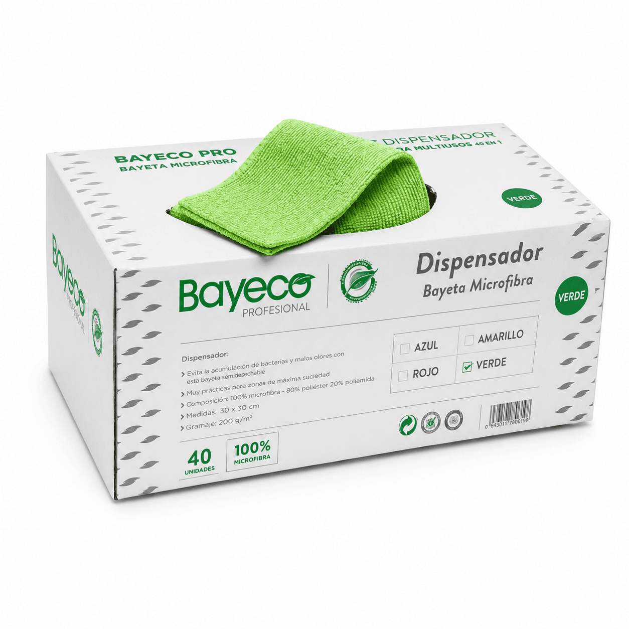 BAYETAS CAJA · Verde