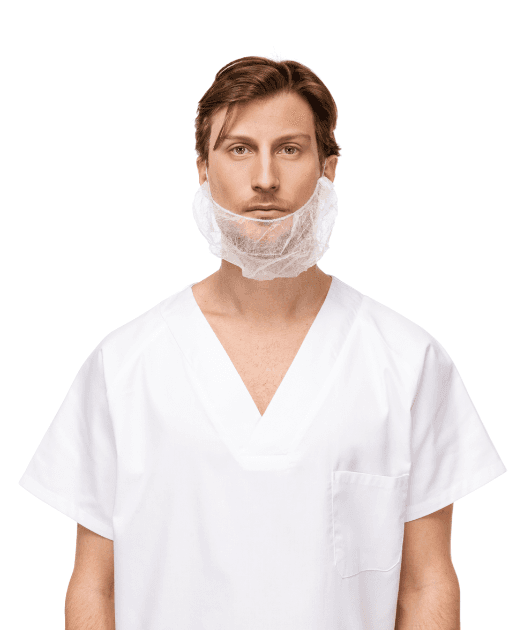 CUBRE BARBA · Blanco