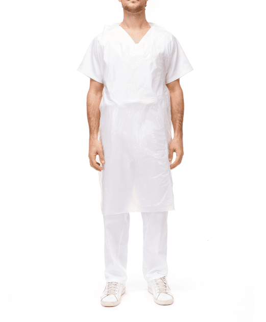 DELANTAL ROLLO · Blanco