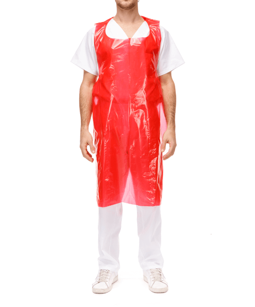DELANTAL ROLLO · Rojo